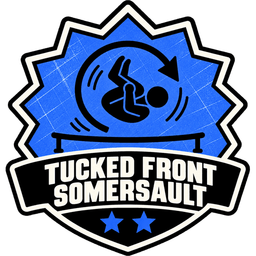 Tucked Front Somersault award, not earned yet