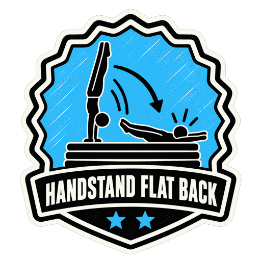Handstand Flat Back award, not earned yet